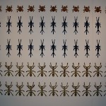 'Space Invaders (dust mite, Argentine ant, silverfish)' by Dean Chatwin